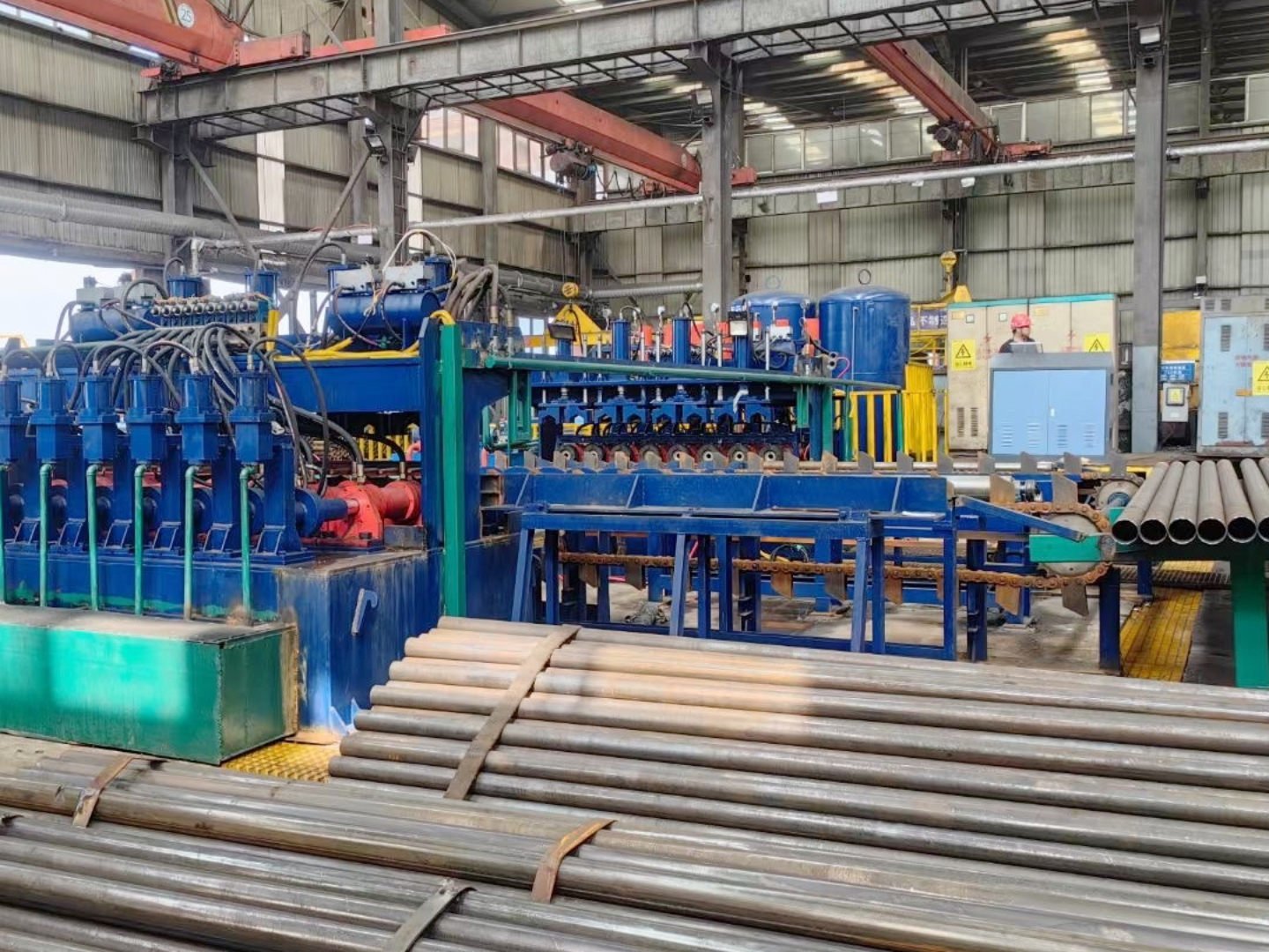 steel pipe testing machine