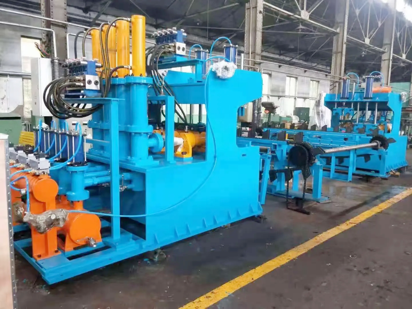 Pipe pressure testing machine