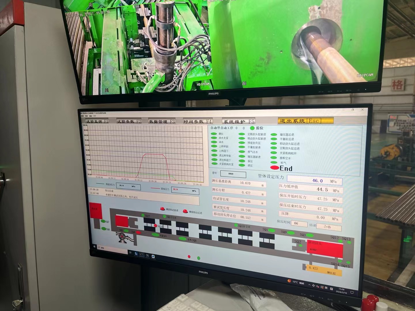 Pipe pressure testing machine Pipe pressure testing machine