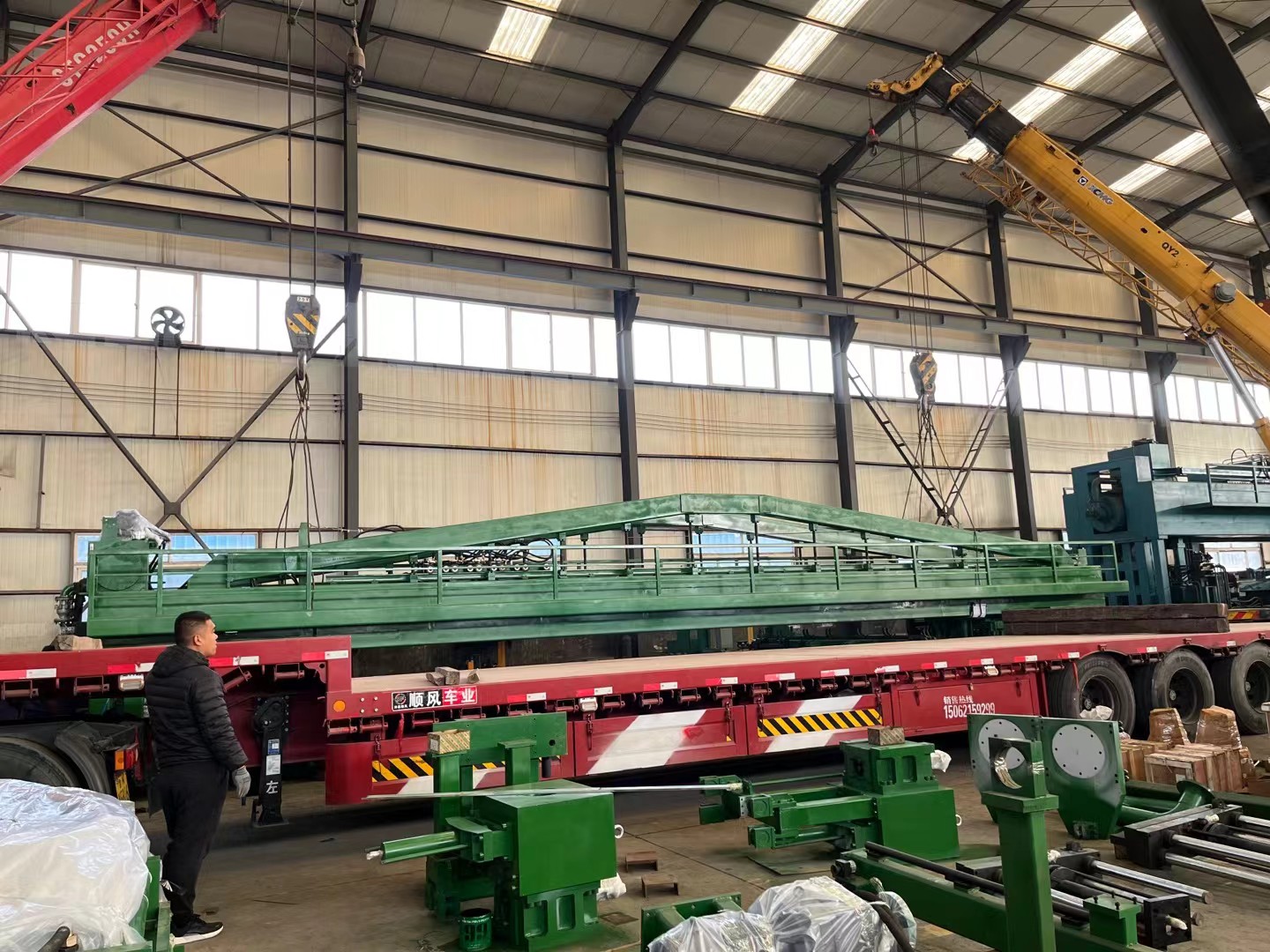 Pipe pressure testing machine