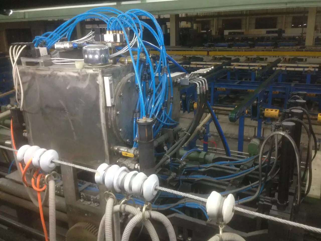 Pipe pressure testing machine