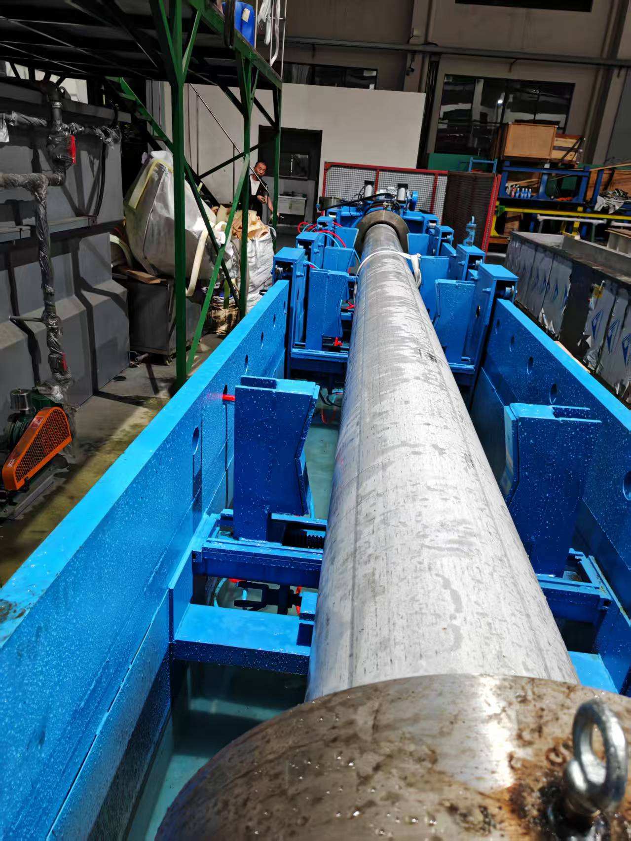 large-diameter steel pipe hydrostatic testing large-diameter steel pipe hydrostatic testing