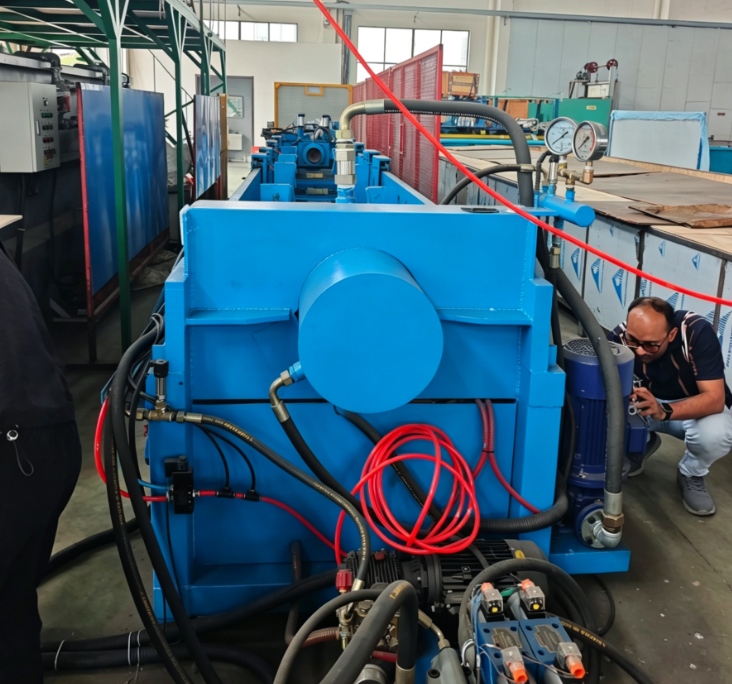  steel pipe hydro testing machine